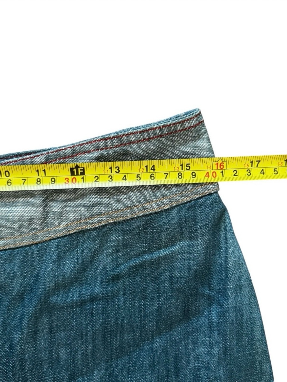 Oilily Y2K Denim Cargo Patchwork Button Down Artsy Fairy Skirt Floral Whimsy 6 - Picture 5 of 11